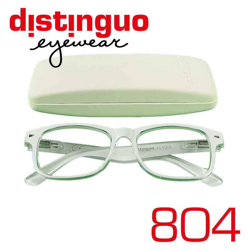 Distinguo Occhiali da lettura 1.0 / Bianco Distinguo 804 Occhiali da Lettura Eleganti per Presbiopia