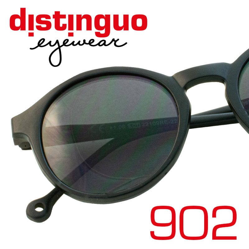 Distinguo Distinguo 902 nero opaco occhiali da lettura clip-on
