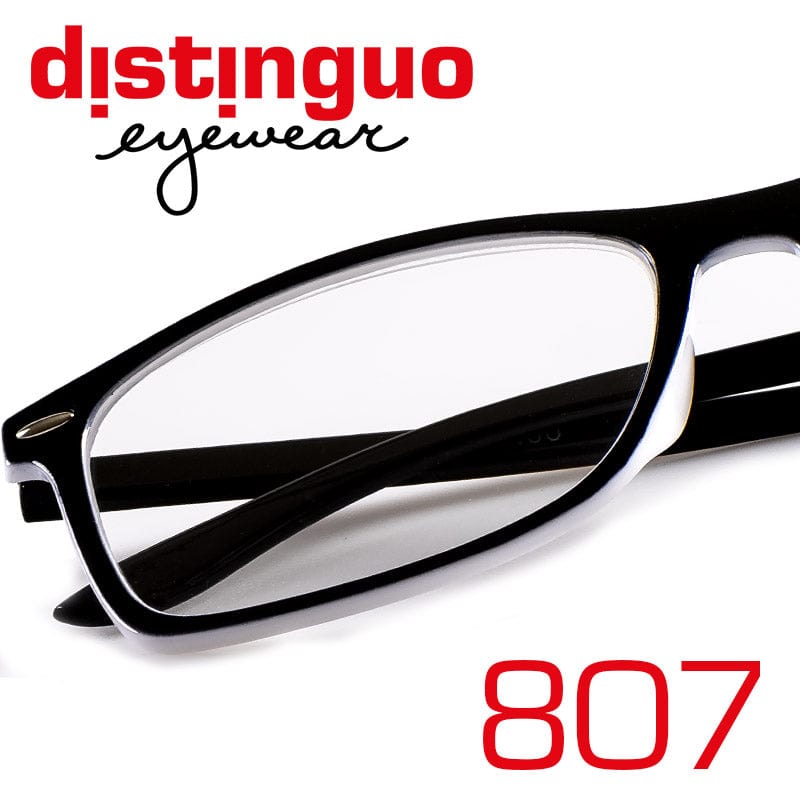 Distinguo Occhiali da lettura 1.0 / Bianco Distinguo 807 Occhiali da Lettura Moderni per Uomo e Donna
