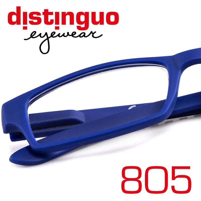 Distinguo Occhiali da lettura 1.0 / Blu Distinguo 805 Occhiali da Lettura Resistenti per Uso Quotidiano