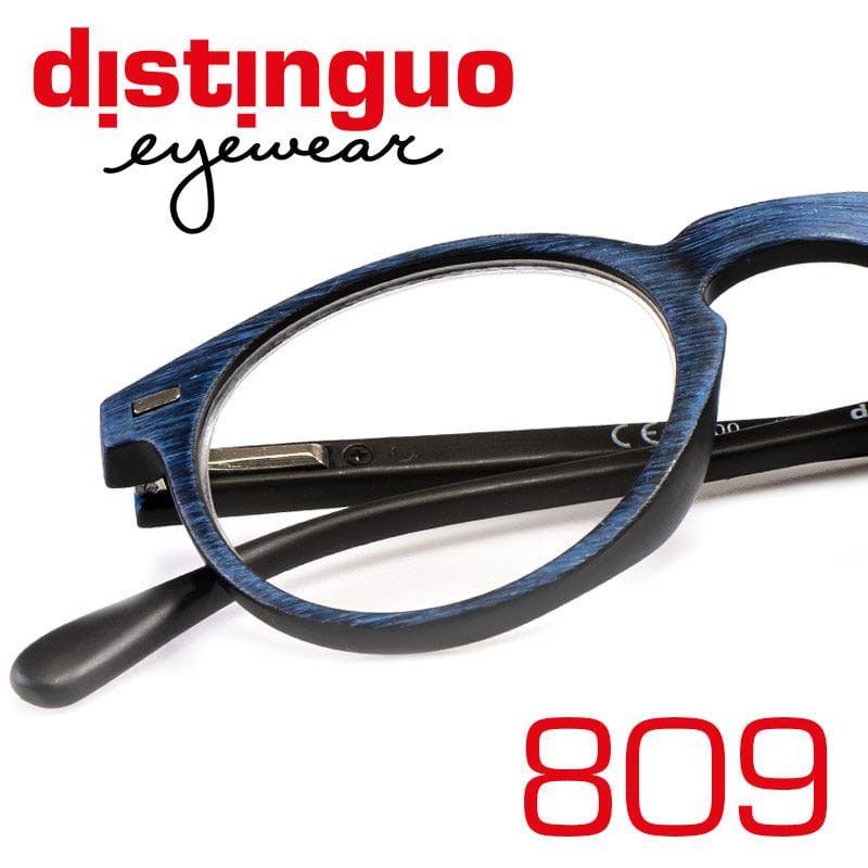 Distinguo Occhiali da lettura 1.0 / Blu Distinguo 809 Occhiali da Lettura per Presbiopia con Stile Classico