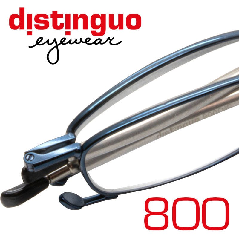 Distinguo Occhiali da lettura +1.0 Distinguo 800 Blu occhiali da lettura pieghevoli tascabili