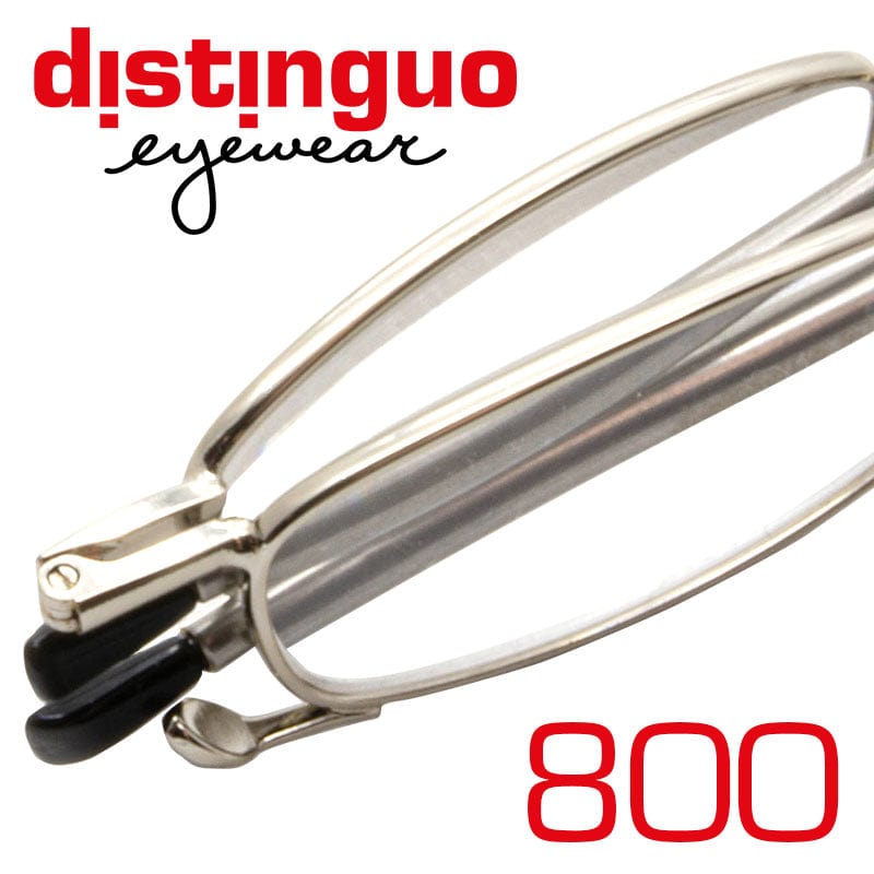 Distinguo Occhiali da lettura +1.0 Distinguo 800 Grigio occhiali da lettura pieghevoli tascabili