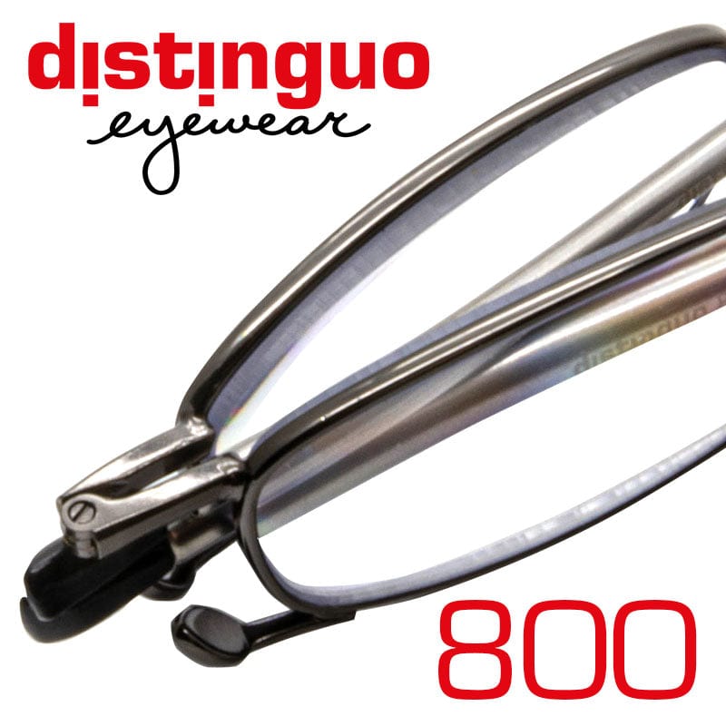 Distinguo Occhiali da lettura +1.0 Distinguo 800 Nero occhiali da lettura pieghevoli tascabili