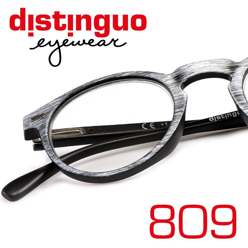 Distinguo Occhiali da lettura 1.0 / Grigio Distinguo 809 Occhiali da Lettura per Presbiopia con Stile Classico
