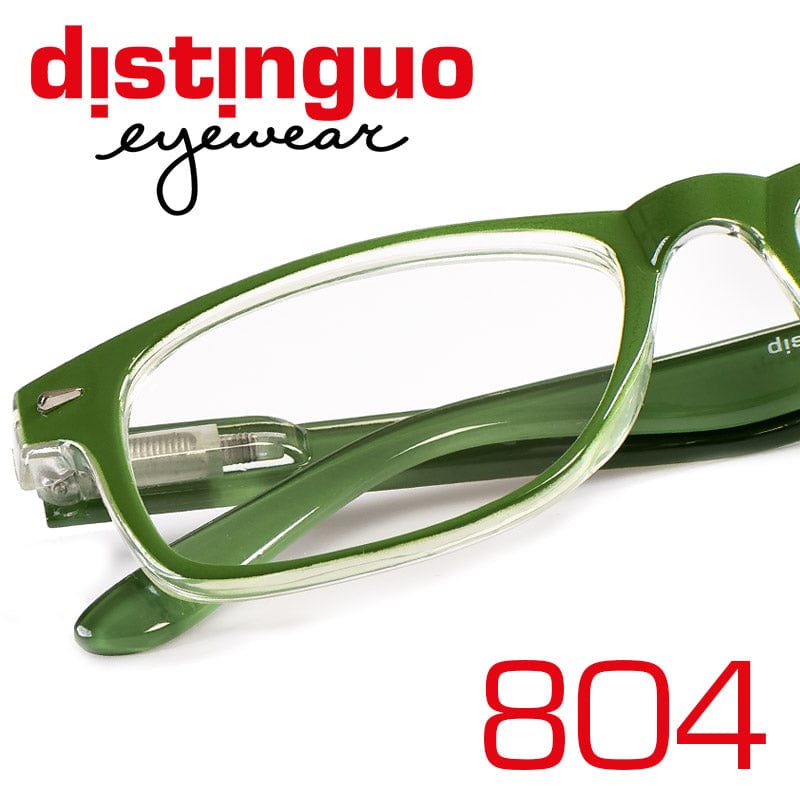 Distinguo Occhiali da lettura 1.0 / Verde Distinguo 804 Occhiali da Lettura Eleganti per Presbiopia
