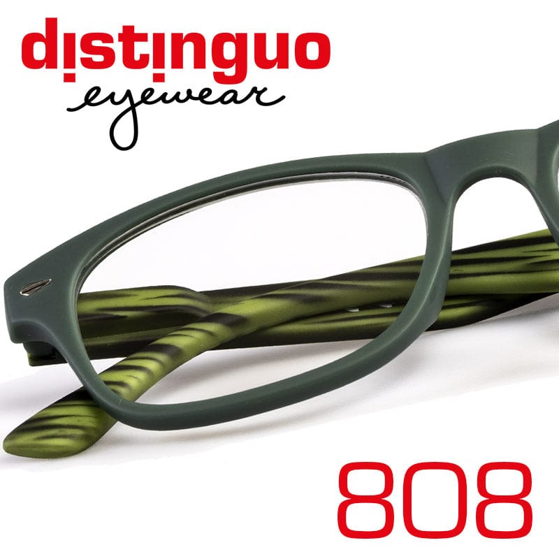 Distinguo Occhiali da lettura 1.0 / Verde Distinguo 808 Occhiali da Lettura con Montatura Leggera e Comfort