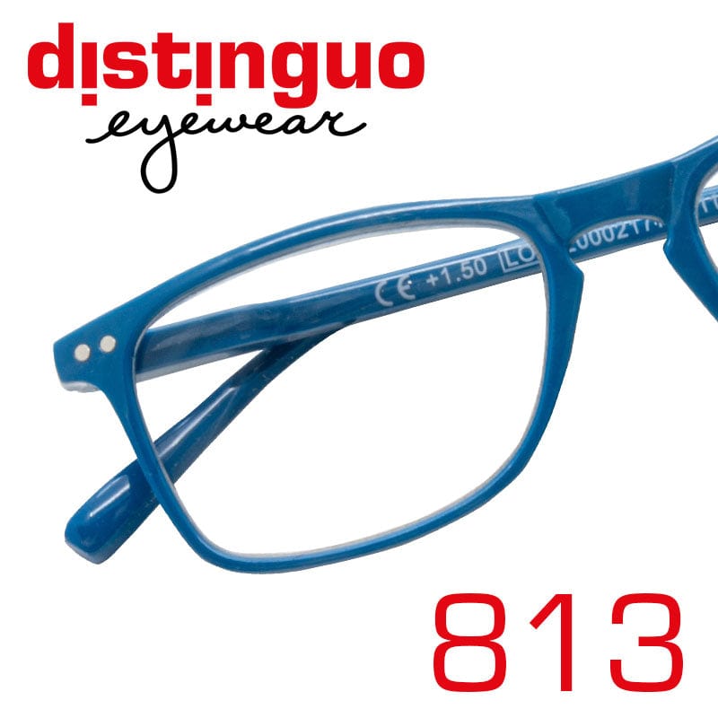 Distinguo Occhiali da lettura Blu / +1.0 Distinguo 813 Occhiali da Lettura in Eleganza e Qualità per Tutti
