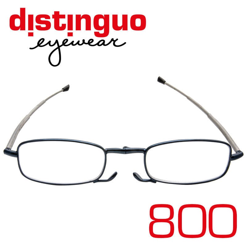Distinguo Occhiali da lettura Distinguo 800 Blu occhiali da lettura pieghevoli tascabili