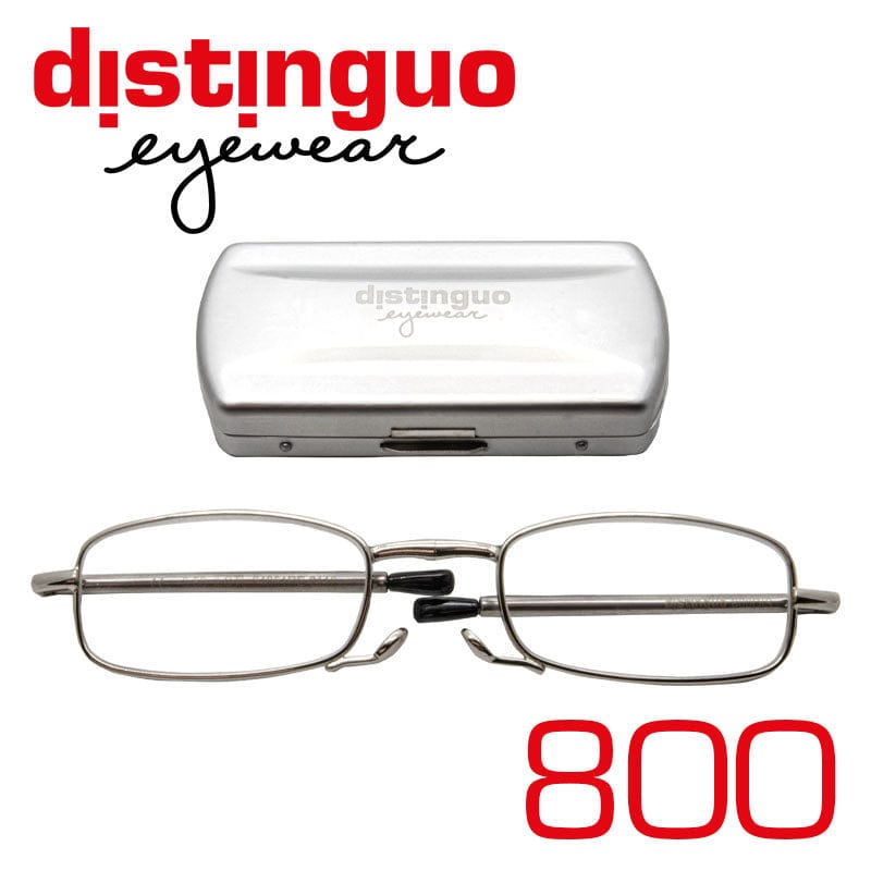 Distinguo Occhiali da lettura Distinguo 800 Grigio occhiali da lettura pieghevoli tascabili