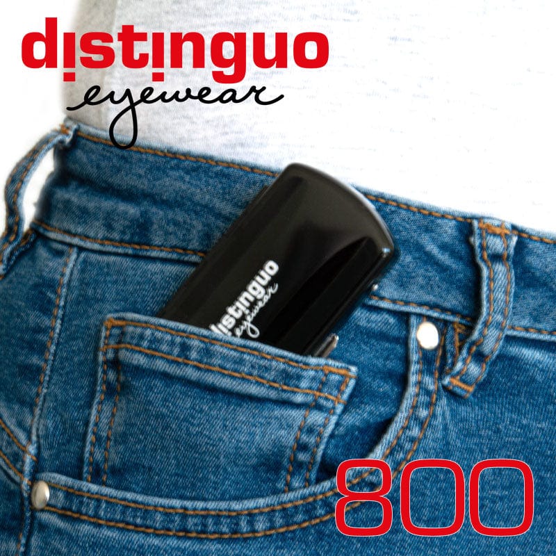 Distinguo Occhiali da lettura Distinguo 800 Nero occhiali da lettura pieghevoli tascabili