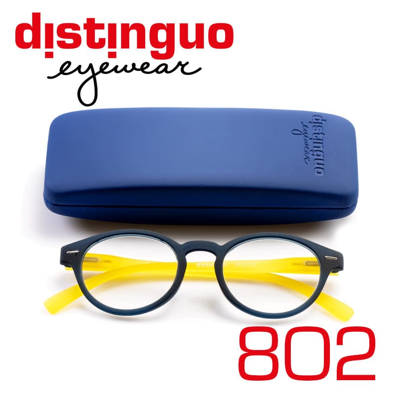 Occhiali Da Lettura Espressoocchiali Classic 2 Blu - Gradazione +3,50 - Qualità Certificata