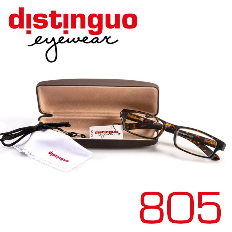 Distinguo Occhiali da lettura Distinguo 805 Occhiali da Lettura Resistenti per Uso Quotidiano