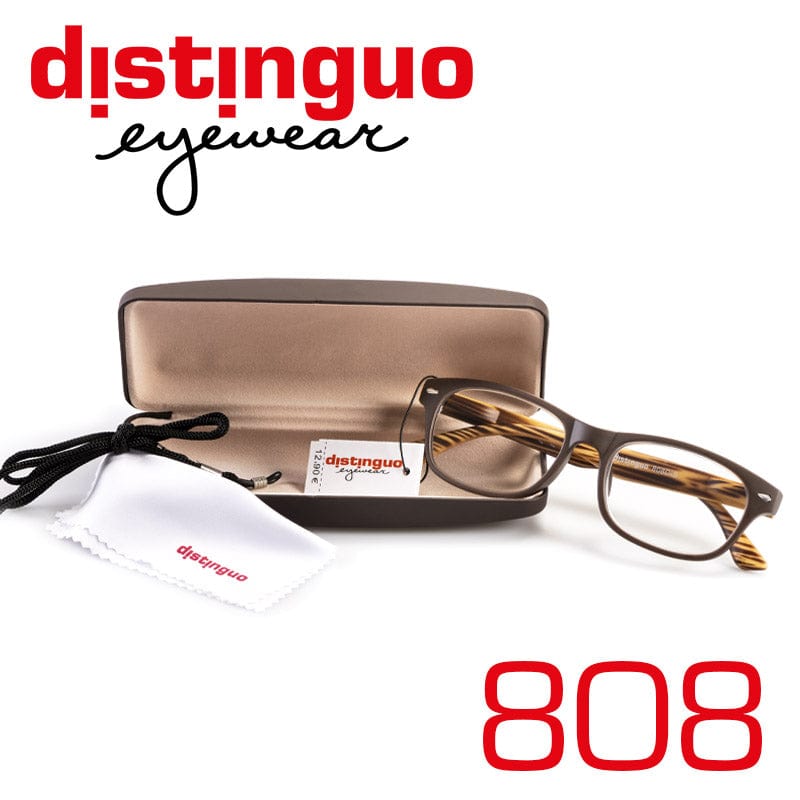 Distinguo Occhiali da lettura Distinguo 808 Occhiali da Lettura con Montatura Leggera e Comfort