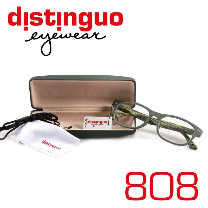 Distinguo Occhiali da lettura Distinguo 808 Occhiali da Lettura con Montatura Leggera e Comfort