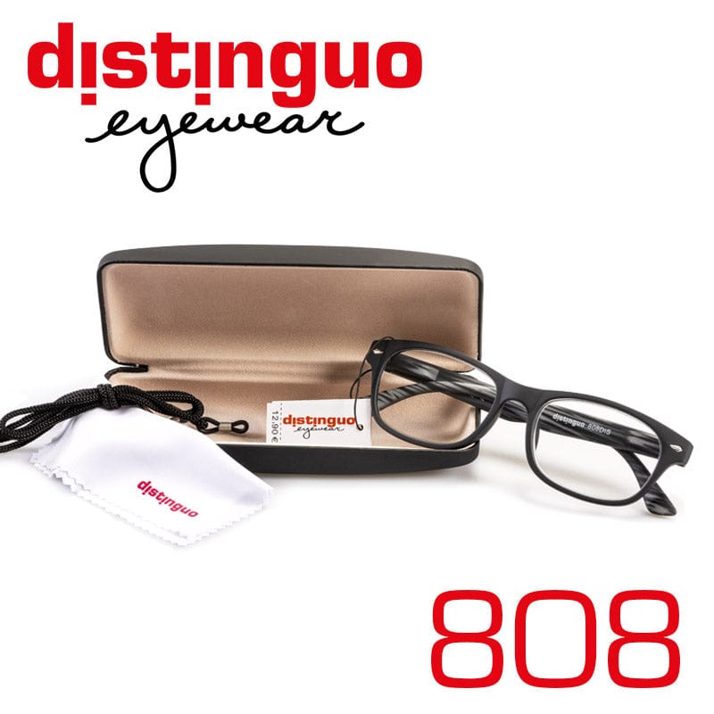 Distinguo Occhiali da lettura Distinguo 808 Occhiali da Lettura con Montatura Leggera e Comfort