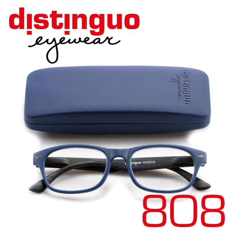 Distinguo Occhiali da lettura Distinguo 808 Occhiali da Lettura con Montatura Leggera e Comfort