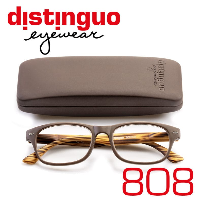 Distinguo Occhiali da lettura Distinguo 808 Occhiali da Lettura con Montatura Leggera e Comfort