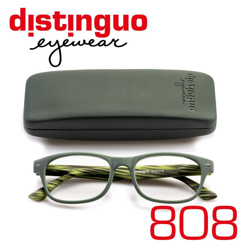 Distinguo Occhiali da lettura Distinguo 808 Occhiali da Lettura con Montatura Leggera e Comfort