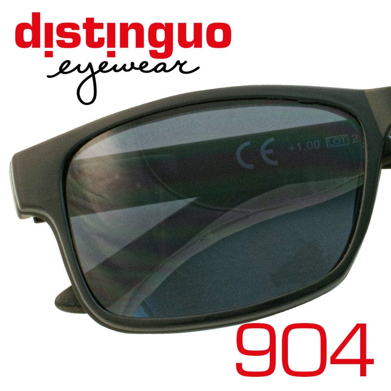 Distinguo Occhiali da lettura Distinguo 904 nero opaco occhiali da lettura clip-on