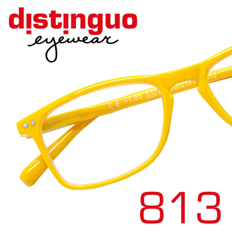 Distinguo Occhiali da lettura Giallo / +1.0 Distinguo 813 Occhiali da Lettura in Eleganza e Qualità per Tutti