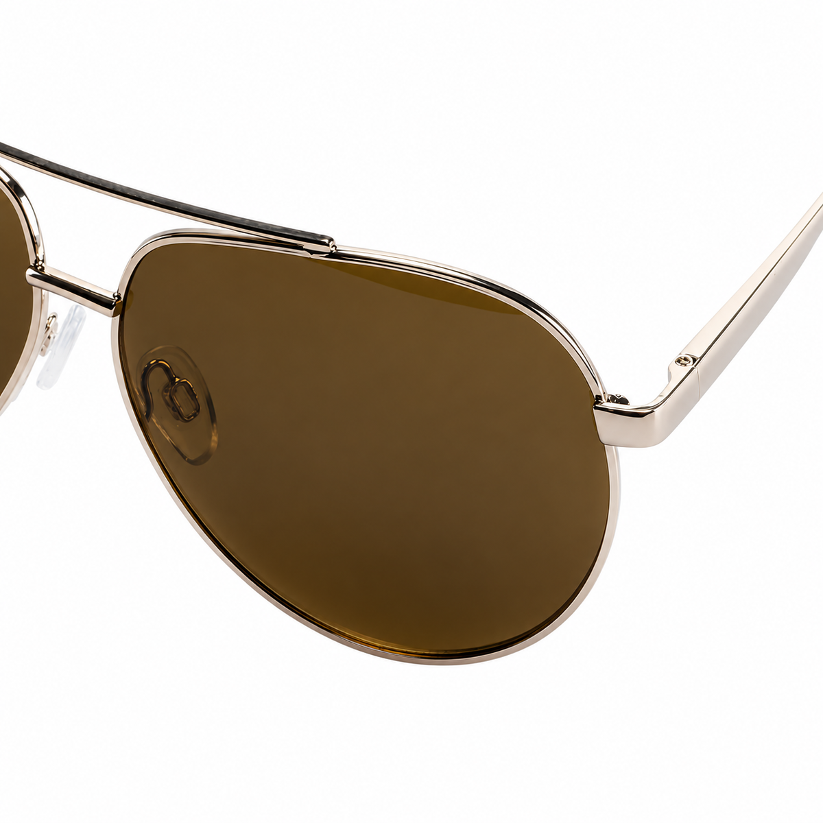 Distinguo 500.3 Occhiali da Sole Aviator Tubular – Oro, Lenti Marroni