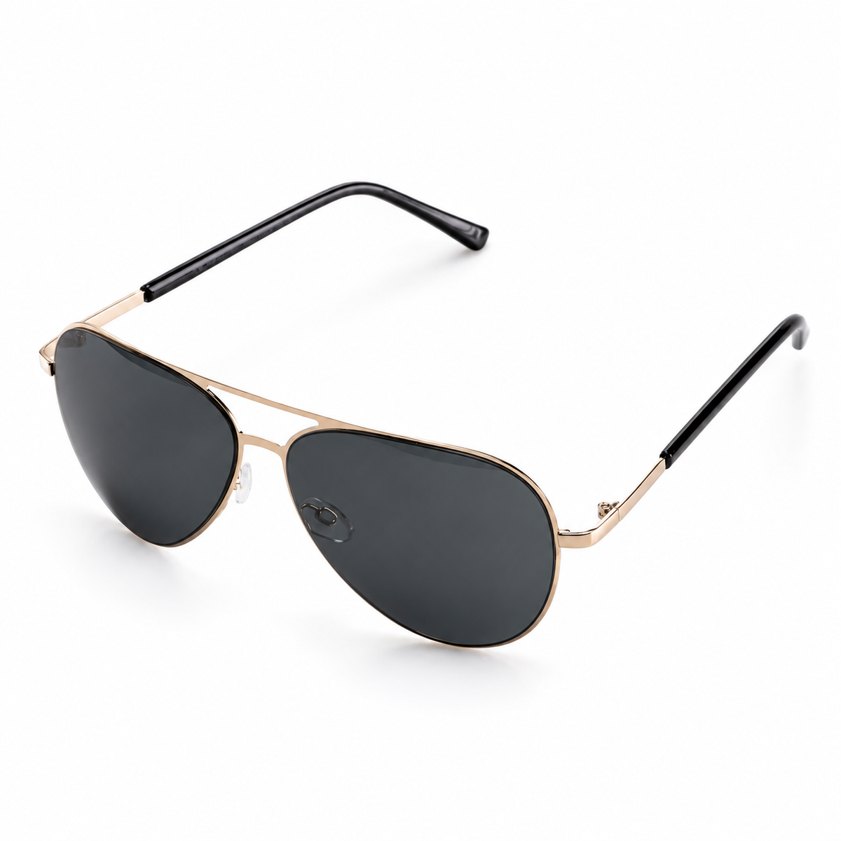 Distinguo 501.2 Occhiali da Sole Aviator Flat – Oro, Lenti Verdi