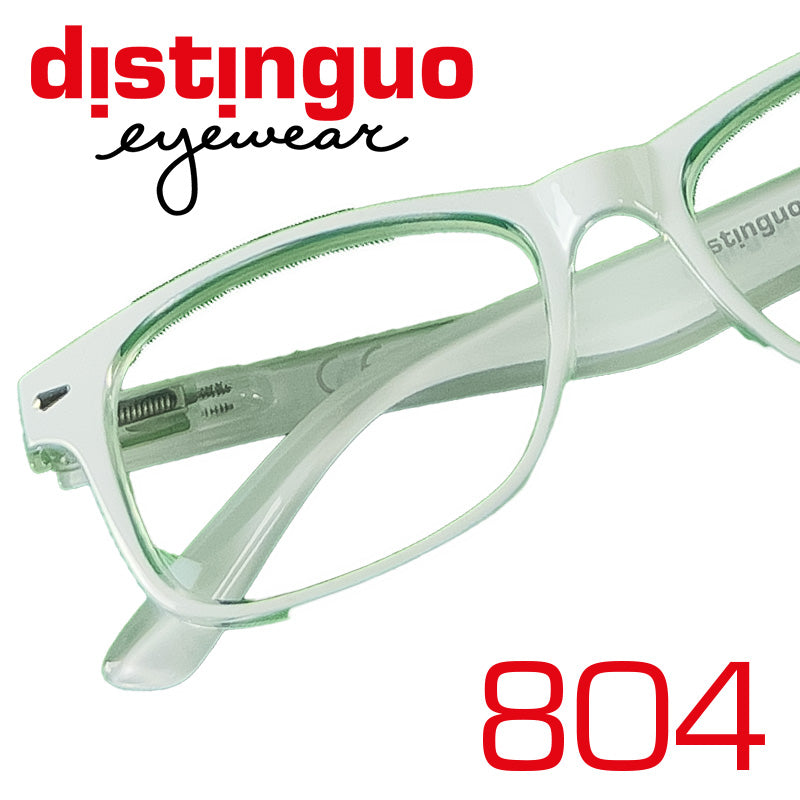Distinguo Occhiali da lettura 1.0 / Bianco Distinguo 804 Occhiali da Lettura Eleganti per Presbiopia