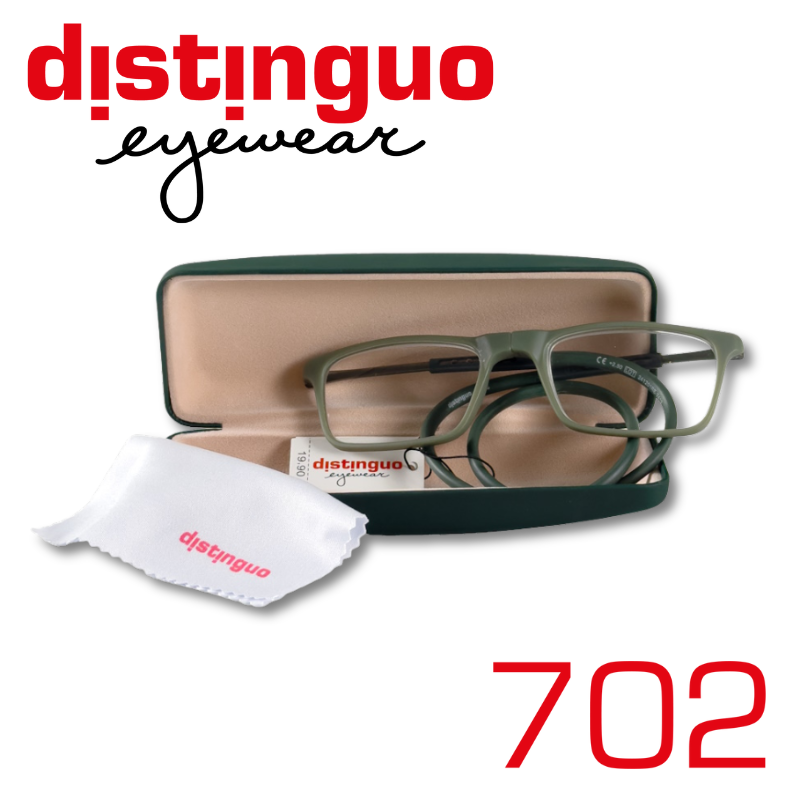 Occhiali da lettura unisex Distinguo 702 con chiusura magnetica frontale per il collo
