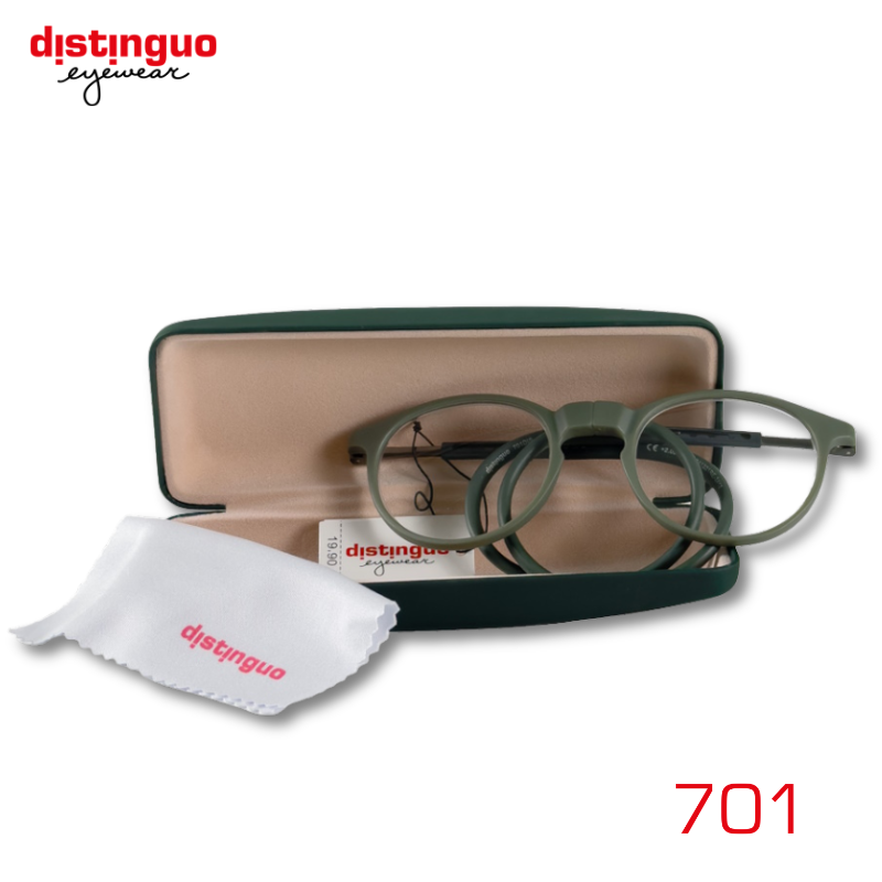 Occhiali da Lettura Magnetici da Collo Distinguo 701 con Aste Regolabili