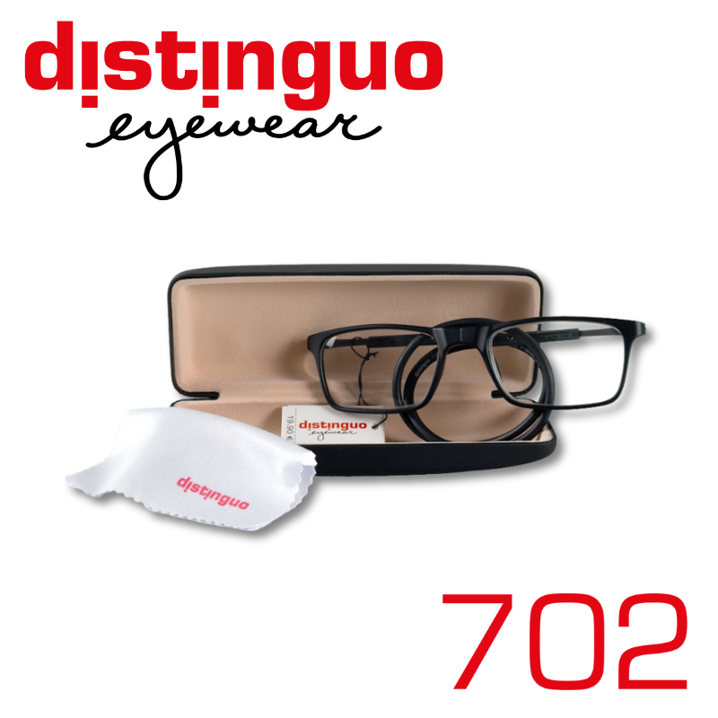 Occhiali da lettura unisex Distinguo 702 con chiusura magnetica frontale per il collo
