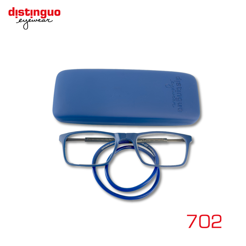 Occhiali da Lettura Magnetici da Collo Distinguo 702 con Aste Regolabili