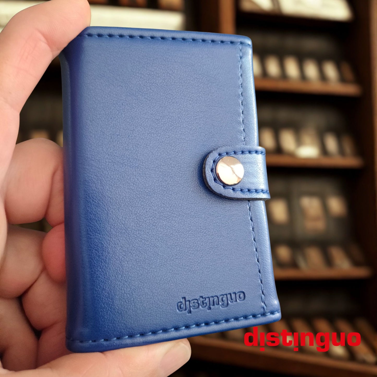 Distinguo 02 — Portafoglio Pop Up RFID con Portamonete