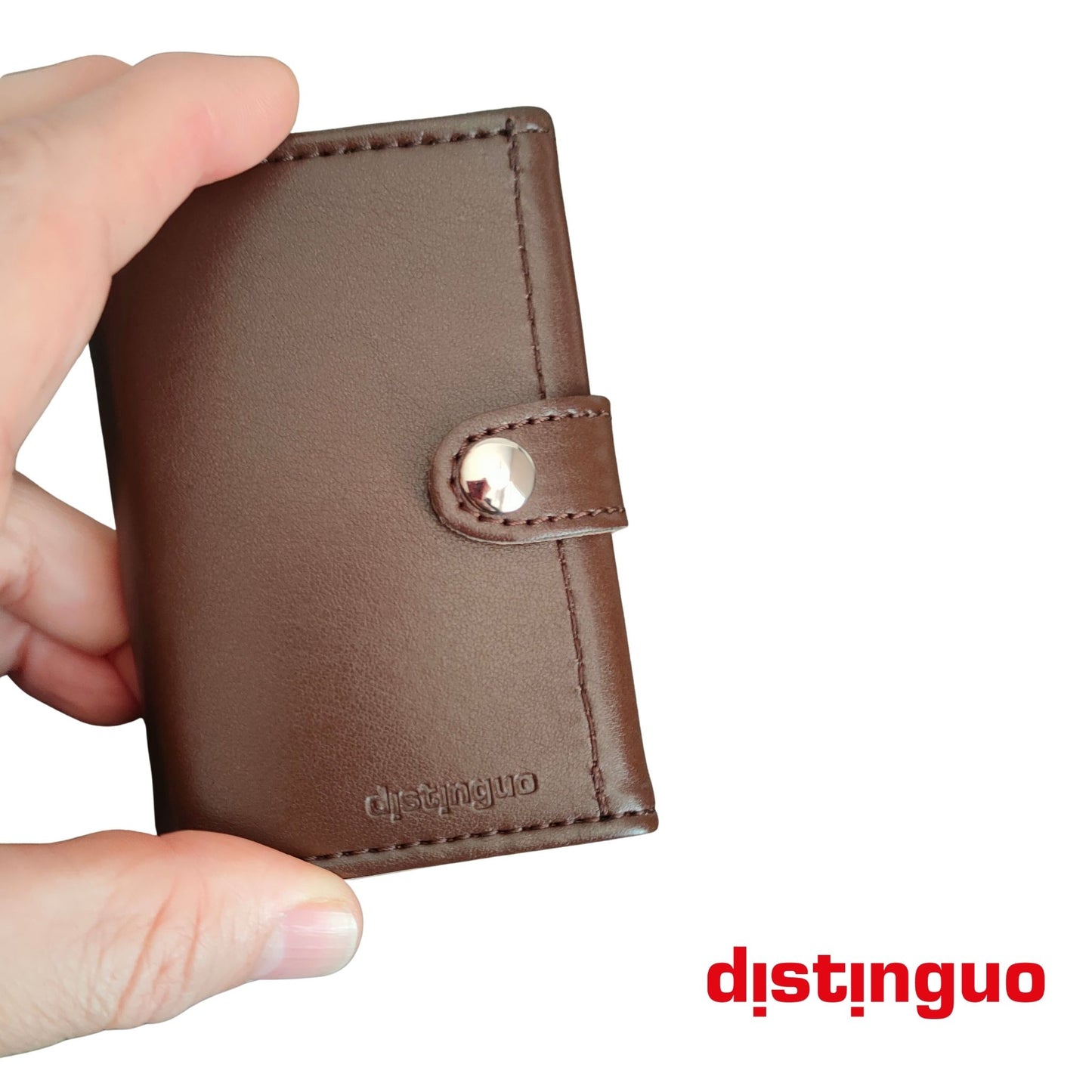 Distinguo 02 — Portafoglio Pop Up RFID con Portamonete