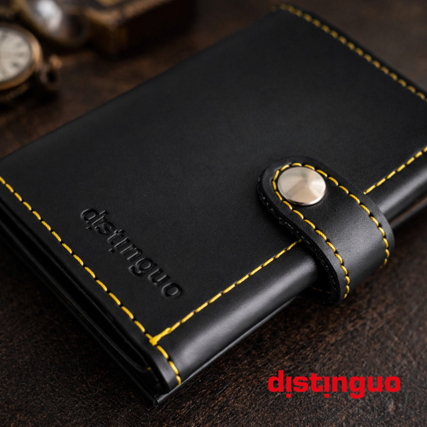 Distinguo 01 — Portafoglio Pop Up RFID Anti Clonazione