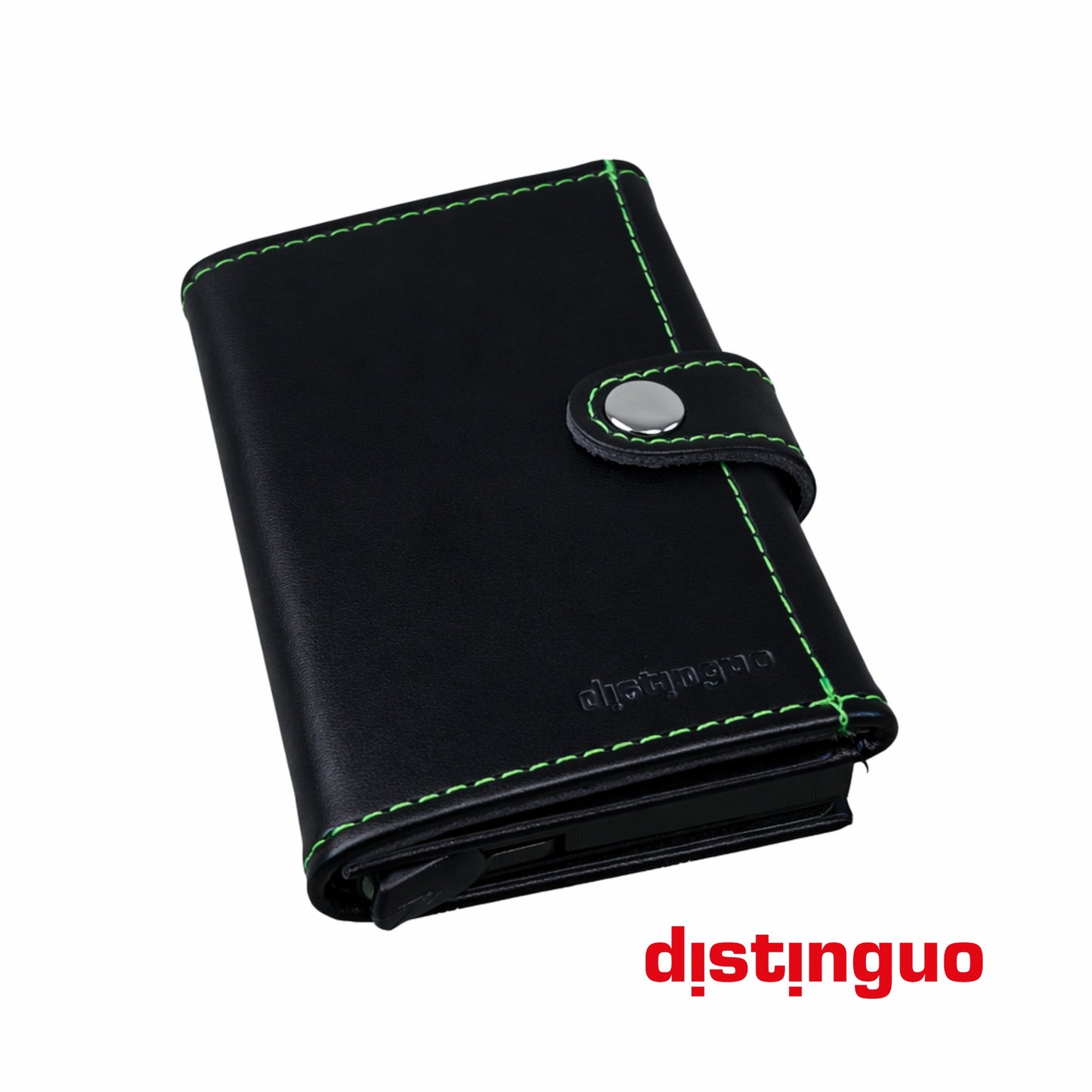 Distinguo 01 — Portafoglio Pop Up RFID Anti Clonazione