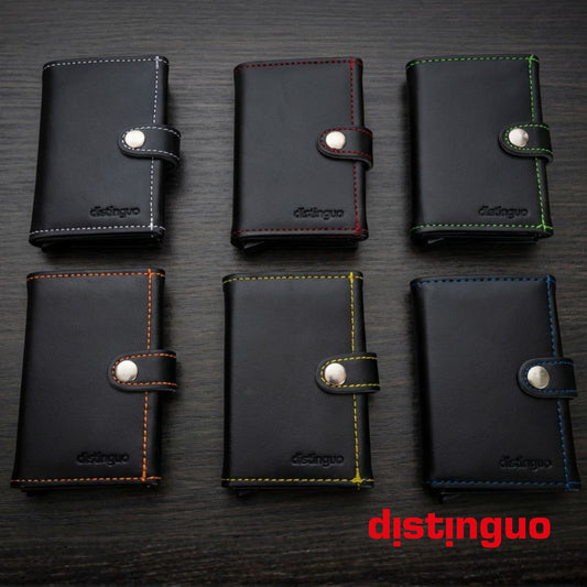Portafoglio Uomo Slim RFID Anti Clonazione Pop Up Wallet Distinguo 01