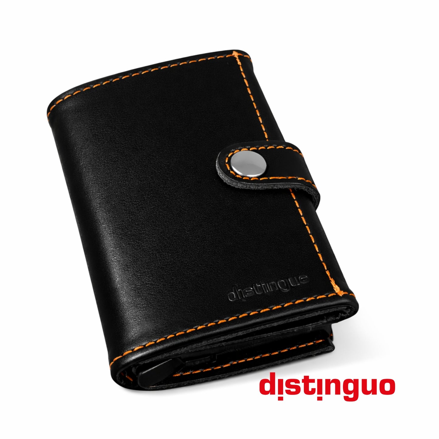 Distinguo 01 — Portafoglio Pop Up RFID Anti Clonazione