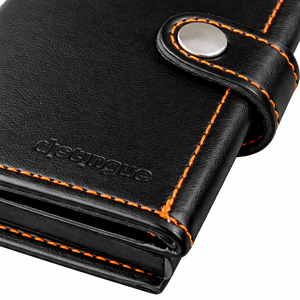 Distinguo 01 — Portafoglio Pop Up RFID Anti Clonazione