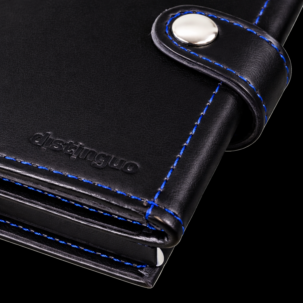 Distinguo 01 — Portafoglio Pop Up RFID Anti Clonazione