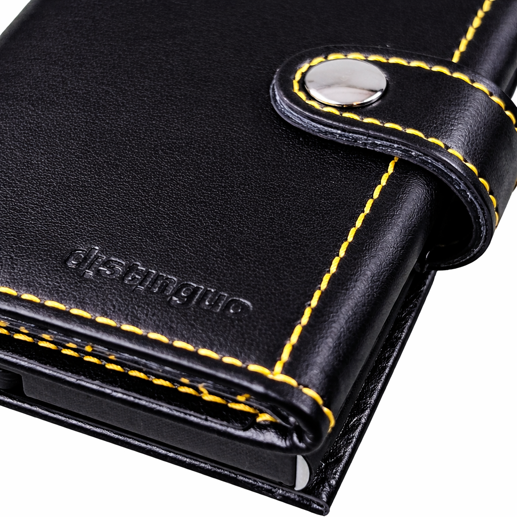 Distinguo 01 — Portafoglio Pop Up RFID Anti Clonazione