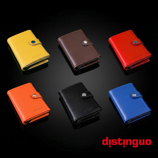 Portafoglio Uomo Slim Pop Up RFID con Portamonete Wallet Distinguo 02