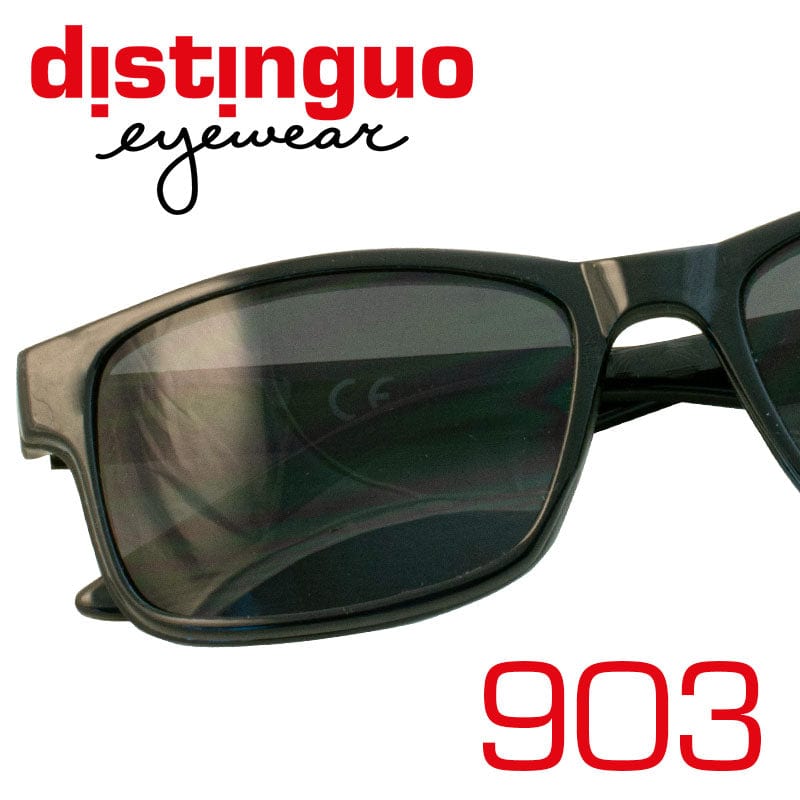 Distinguo 903 nero lucido occhiali da lettura clip-on - distinguoshop