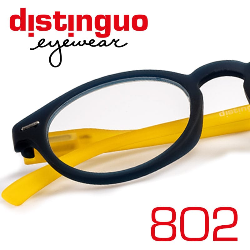 Distinguo Occhiali da lettura 1.0 / Blu Distinguo 802 Occhiali da Lettura Colorati - Stile per Tutti