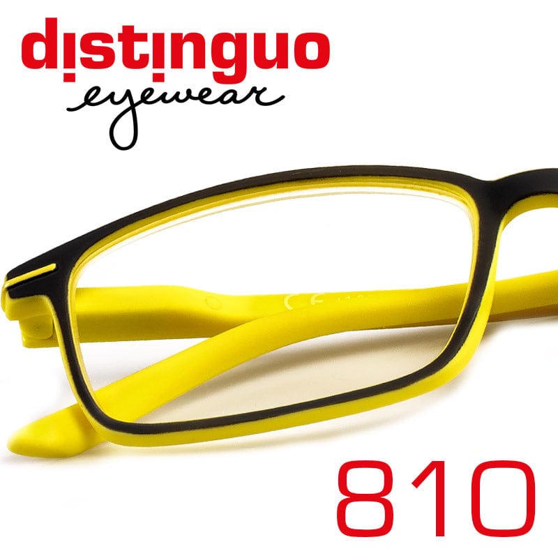 Distinguo Occhiali da lettura 1.0 / Giallo Distinguo 810 Occhiali da Lettura Soft Touch - Qualità e Comfort