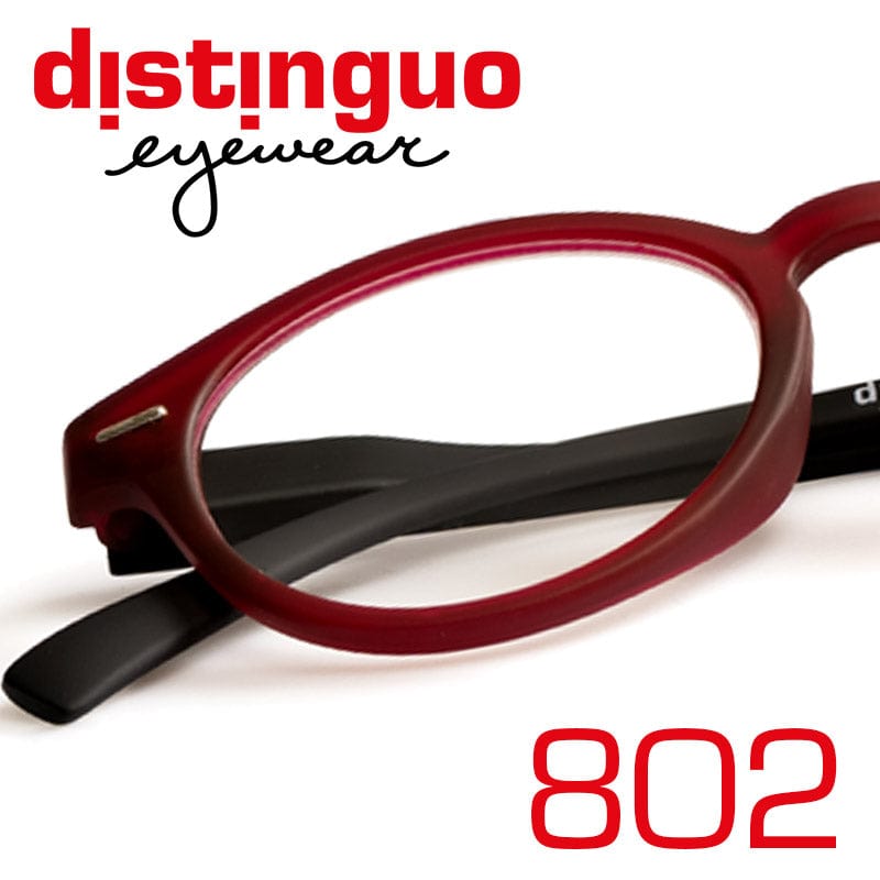 Distinguo Occhiali da lettura 1.0 / Rosso Distinguo 802 Occhiali da Lettura Colorati - Stile per Tutti