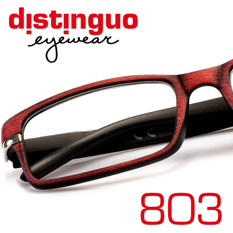 Distinguo Occhiali da lettura 1.0 / Rosso Distinguo 803 Occhiali da Lettura Unisex - Comfort e Stile