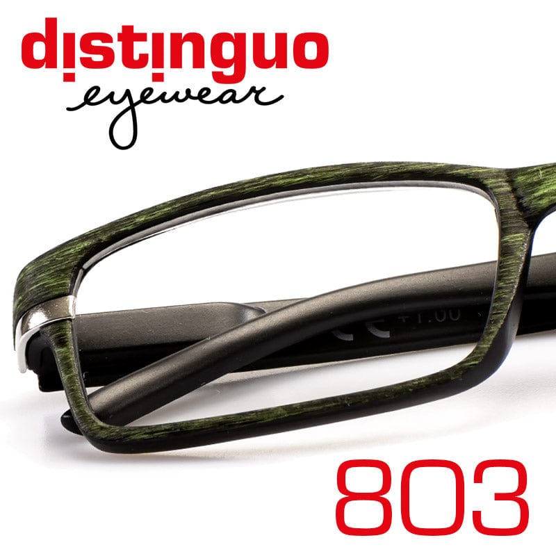 Distinguo Occhiali da lettura 1.0 / Verde Distinguo 803 Occhiali da Lettura Unisex - Comfort e Stile