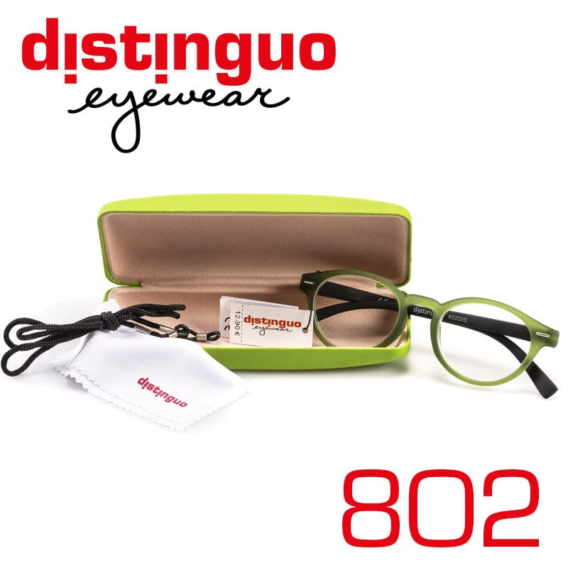 Distinguo Occhiali da lettura Distinguo 802 Occhiali da Lettura Colorati - Stile per Tutti