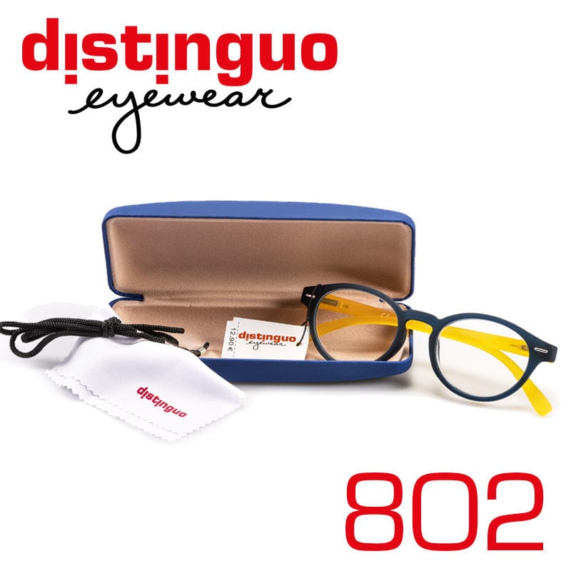 Distinguo Occhiali da lettura Distinguo 802 Occhiali da Lettura Colorati - Stile per Tutti